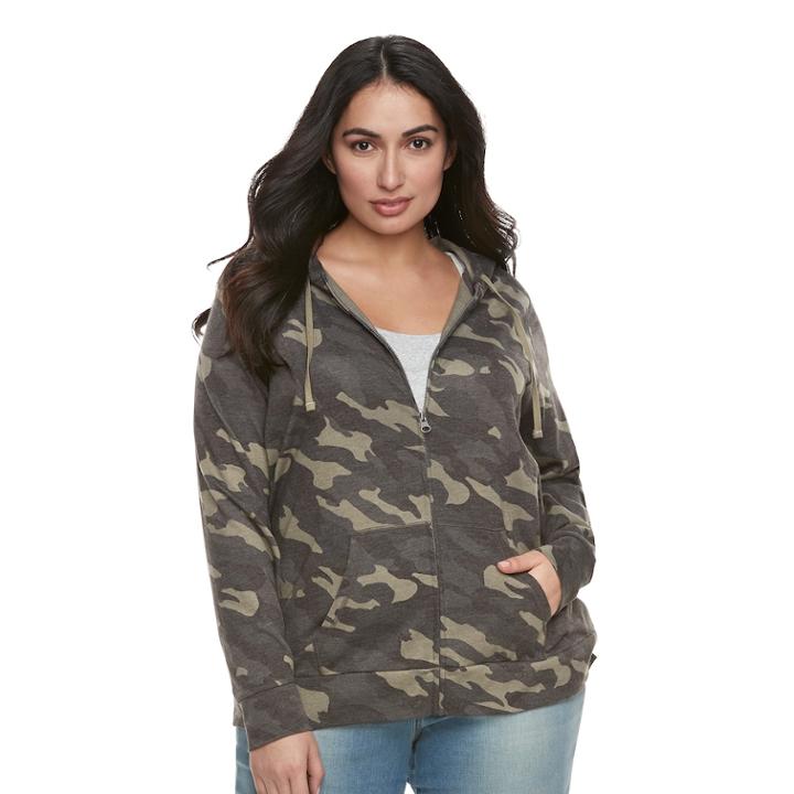 Plus Size Sonoma Goods For Life™ Hoodie, Women's, Size: 4xl, Dark Green