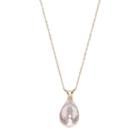 14k Gold Rose Quartz Briolette Pendant Necklace, Women's, Size: 18, Pink