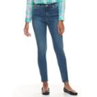 Petite Gloria Vanderbilt Amanda Skinny Jeans, Women's, Size: 16p-short, Dark Blue