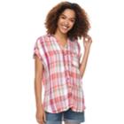 Women's Sonoma Goods For Life&trade; Dolman Shirt, Size: Xs, Lt Orange