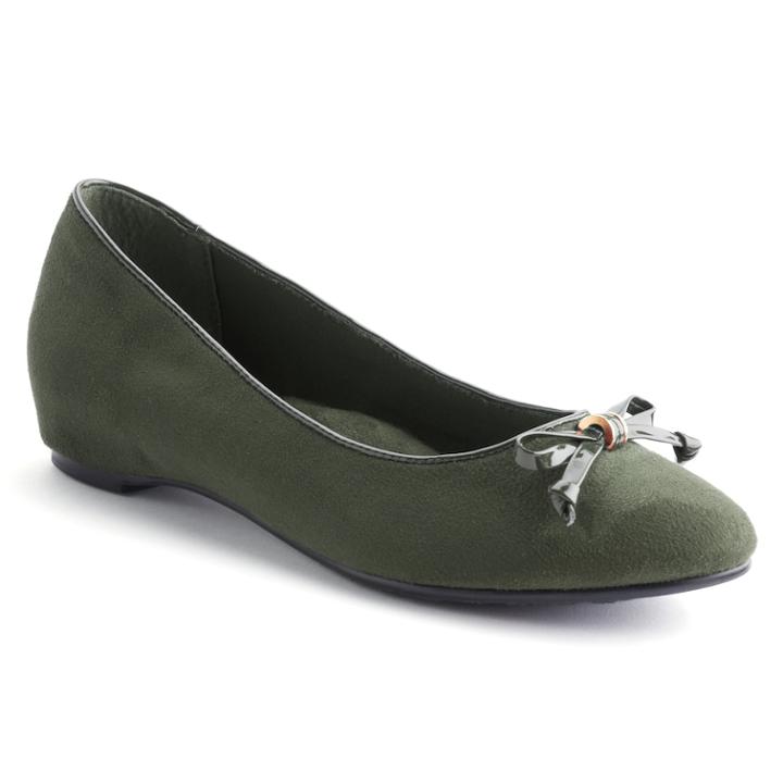 Soft Style By Hush Puppies Cahill Women's Hidden Wedges, Size: 5.5 Med, Green