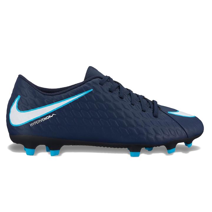 Nike Hypervenom Phade Iii Firm-ground Men's Soccer Cleats, Size: 11, Blue (navy)