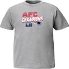 Boys 8-20 New England Patriots 2017 Afc Wonderstruck Tee, Size: Large, Grey