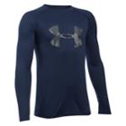 Boys 8-20 Under Armour Big Logo Tee, Size: Small, Blue (navy)