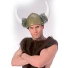 Deluxe Viking Costume Helmet - Adult, Brown