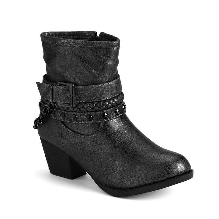 Unionbay Girls' Ankle Booties, Girl's, Size: 11, Black