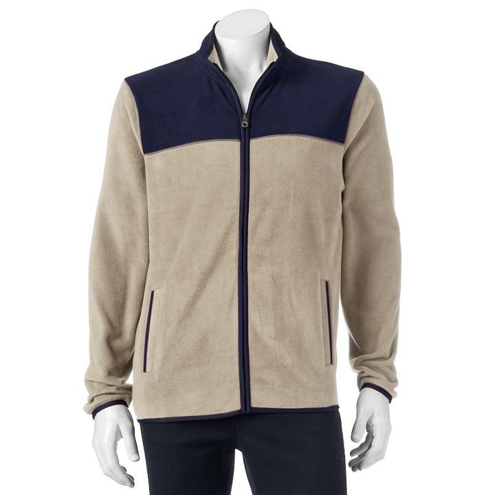 Big & Tall Croft & Barrow Artic Fleece Jacket, Men's, Size: 3xl Tall, Brown Oth