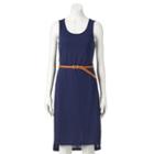 Women's Sonoma Goods For Life&trade; Midi Tank Dress, Size: Xl, Blue