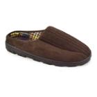 Muk Luks Men's Clog Slippers, Size: Large, Brown