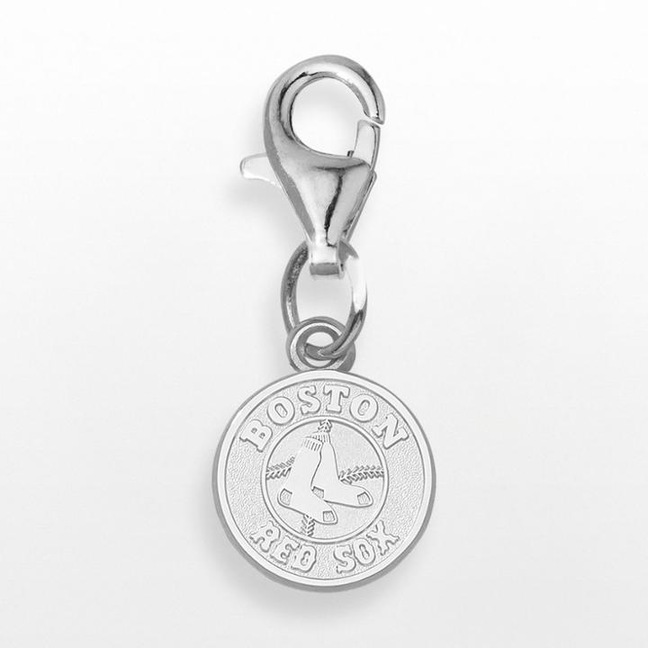Logoart Boston Red Sox Sterling Silver Logo Charm, Women's