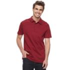 Men's Apt. 9&reg; Regular-fit Soft Touch Stretch Interlock Polo, Size: Large, Red