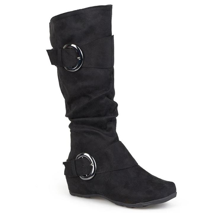 Journee Collection Jester Women's Knee-high Boots, Girl's, Size: 9 M Xwc, Black