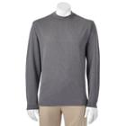 Men's Grand Slam Classic-fit Solid Airflow Performance Mockneck Pullover, Size: Medium, Grey Other