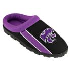 Adult Kansas State Wildcats Sport Slippers, Size: Small, Black