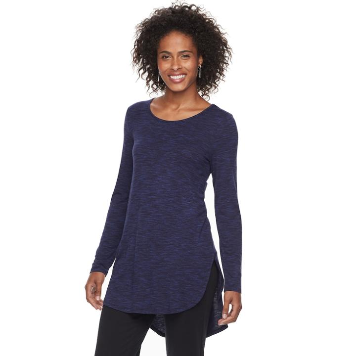 Women's Apt. 9&reg; Essential Tunic, Size: Xl, Dark Blue