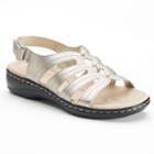 Croft & Barrow&reg; Peggi Women's Sandals, Size: 6, Silver