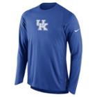 Men's Nike Kentucky Wildcats Elite Shooter Long-sleeve Tee, Size: Small, Blue