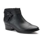 Lc Lauren Conrad Succulent Women's Ankle Boots, Size: 6.5, Black