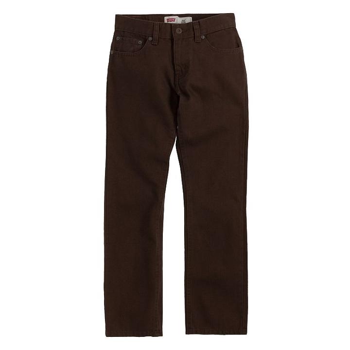 Boys 8-20 Levi's&reg; 511&trade; Slim Twill Pants, Boy's, Size: 18, Dark Brown