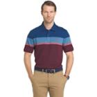 Men's Izod Sportflex Classic-fit Engineer-striped Stretch Performance Polo, Size: Small, Drk Purple