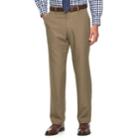 Men's Croft & Barrow&reg; True Comfort Classic-fit Opticool Flat-front Dress Pants, Size: 40x29, Beig/green (beig/khaki)