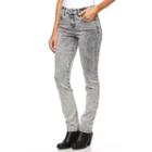 Women's Gloria Vanderbilt Bridget Midrise Slim Straight-leg Jeans, Size: 14 Short, Light Blue