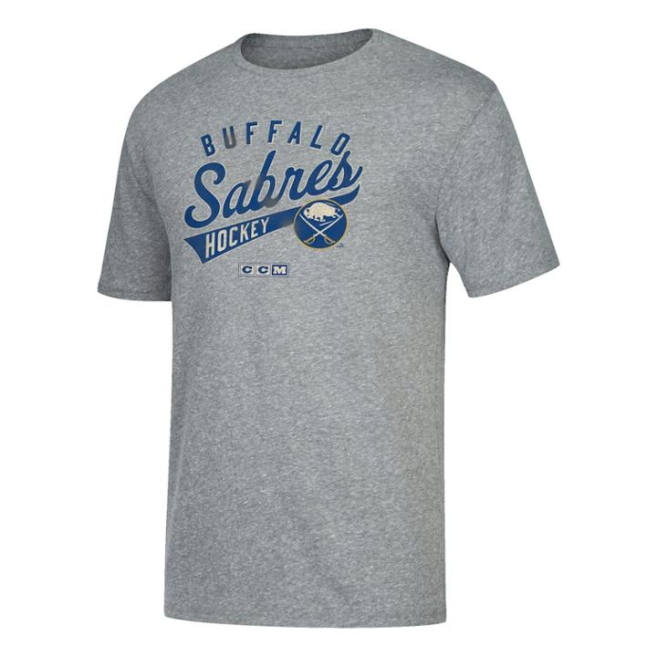 Men's Ccm Buffalo Sabres Strike First Tee, Size: Large, Gray