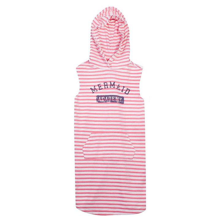 Girls 7-16 Harper & Elliott Hoodie Sleeveless Midi Dress, Girl's, Size: Xs, White Oth