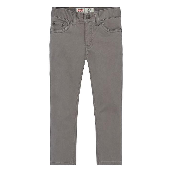 Boys 4-7x Levi's Slim-fit Sueded Pants, Boy's, Size: 5, Med Grey