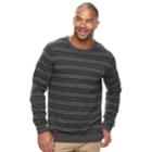 Big & Tall Sonoma Goods For Life&trade; Classic-fit Coolmax Crewneck Sweater, Men's, Size: L Tall, Black