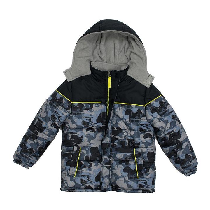 Boys 4-7 I-extreme Heavyweight Camouflage Body Jacket, Boy's, Size: 4, Black