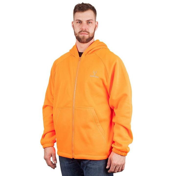 Men's Huntworth Camouflage Hooded Jacket, Size: Large, Orange