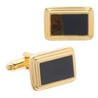 Men's Croft & Barrow&reg; Gold-tone Enamel Cuff Links, Gold