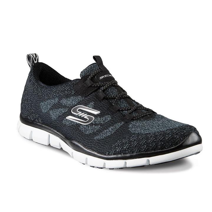 Skechers Gratis Sleek Chic Women's Shoes, Size: 5, Grey (charcoal)