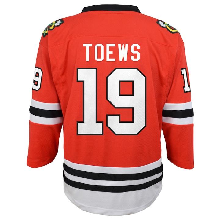 Boys 8-20 Chicago Blackhawks Jonathan Toews Replica Jersey, Size: S/m, Red