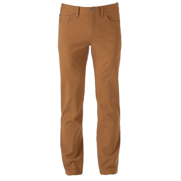 Men's Urban Pipeline&reg; Straight-fit Twill Pants, Size: 36x32, Yellow