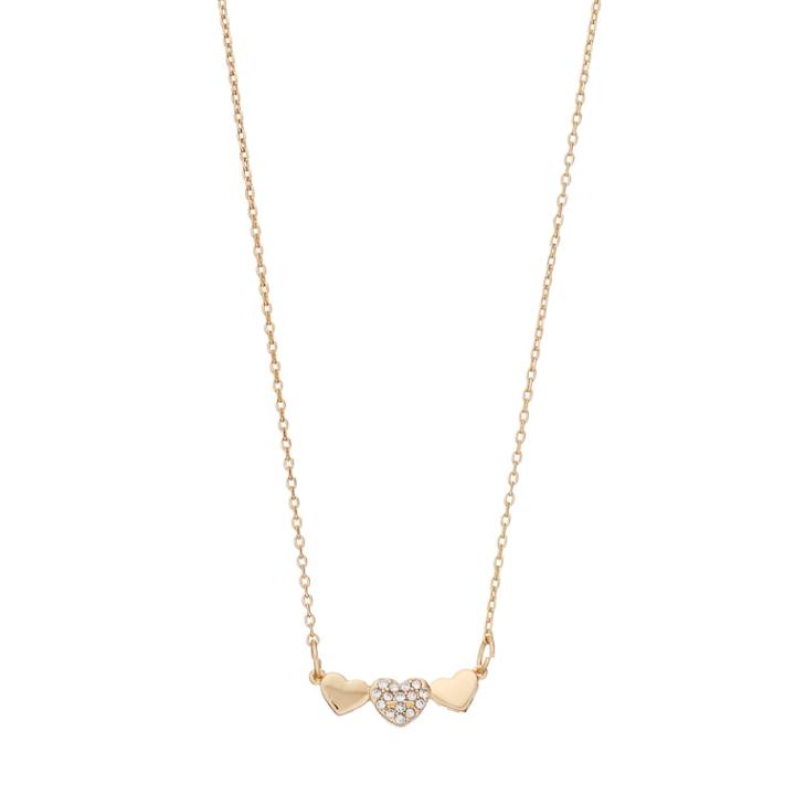 Lc Lauren Conrad Heart Trio Necklace, Women's, Gold