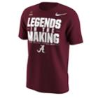 Men's Nike Alabama Crimson Tide College Football Playoffs Legends In The Making Tee, Size: Xl, Team