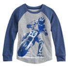 Boys 4-12 Sonoma Goods For Life&trade; Thermal Raglan Top, Size: 7, Med Grey