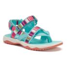 So&reg; Cherise Girls' Outdoor Sandals, Girl's, Size: 4, Turquoise/blue (turq/aqua)
