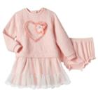 Toddler Girl Nannette Tulle Sweaterdress, Size: 4t, Orange Oth