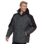 Men's Zeroxposur Cascade Stretch Hooded Jacket, Size: Large, Grey (charcoal)