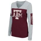 Women's Campus Heritage Texas A & M Aggies Distressed Graphic Tee, Size: Large, Med Red