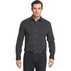Men's Van Heusen Traveler Stretch Classic-fit No-iron Button-down Shirt, Size: Xl, Black