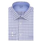 Men's Chaps Cool Max Regular-fit Dress Shirt, Size: 17.5-32/33, Dark Blue