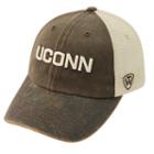 Adult Top Of The World Uconn Huskies Scat Adjustable Cap, Med Brown