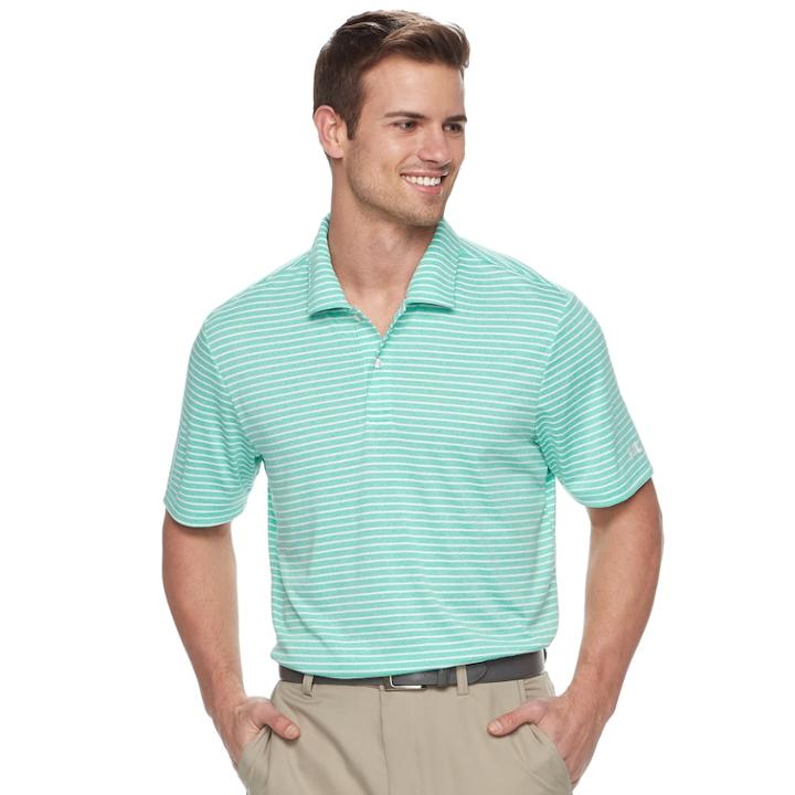 Men's Fila Sport Golf&reg; Regular-fit Pro Core Feeder-striped Performance Polo, Size: Large, Green