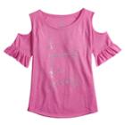 Plus Size Girls 7-16 So&reg; Cold-shoulder Top, Size: 18 1/2, Light Pink
