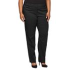 Plus Size Apt. 9&reg; Lucca Modern Fit Straight-leg Pants, Women's, Size: 18 W, Black