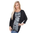 Women's White Mark Dolman Tunic, Size: Small, Black